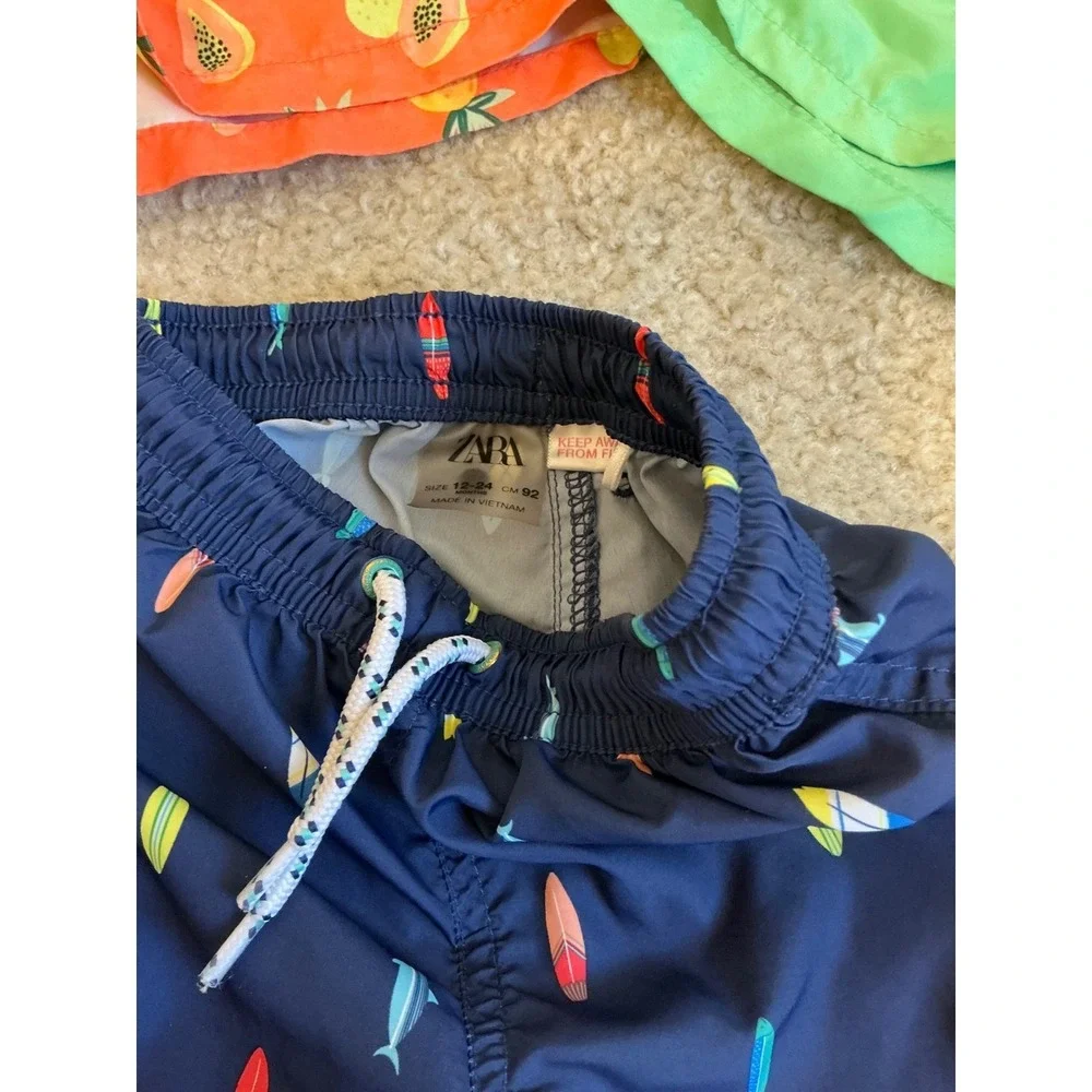 Zara baby boys swim trunk shorts size 12-24 months‎